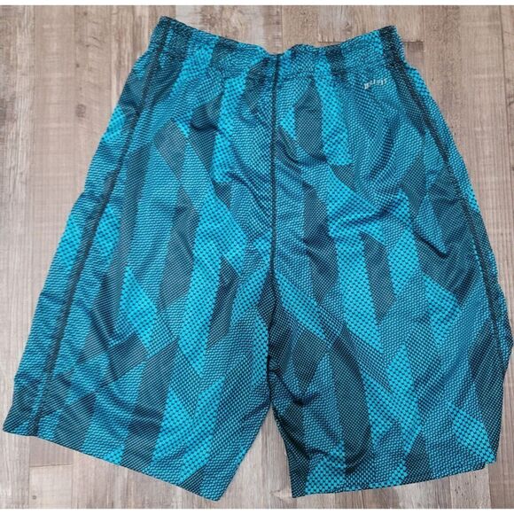 Nike Dri-Fit Basketball Workout Shorts Blue & Black Mens Size S - Picture 4 of 7